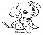 chien cinnapup fraisinette animaux dessin à colorier