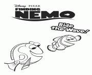 Nemo et son pere dessin à colorier