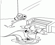 Gill et Nemo qui saute dessin à colorier