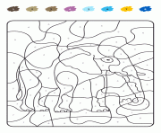 magique elephant dafrique dessin à colorier