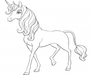 Coloriage Mia and Me Unicorn