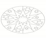 Coloriage mandala de noel couronne jouets de noel ange train par mashabr dessin