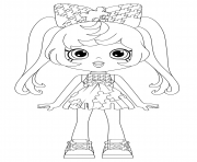 Coloriage Cocolette Shopkins Doll dessin