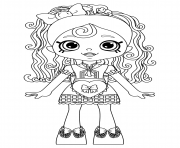 Coloriage Shoppies Dolls Daisy Petals dessin