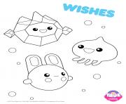 Wishes 1 true and the rainbow kingdom dessin à colorier
