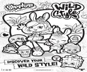 shopkins saison 9 wild style 6 dessin à colorier