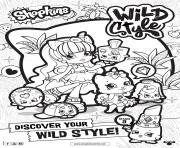 shopkins saison 9 wild style 7 dessin à colorier