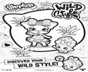 shopkins saison 9 wild style 2 dessin à colorier