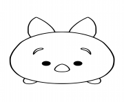 Coloriage Mickey Mouse Emoji Face Tsum Tsum dessin
