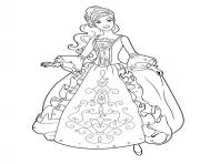 Princesse Disney Barbie 2 dessin à colorier