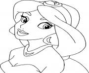 Coloriage Princesse Disney Jasmine