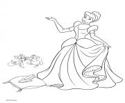 Coloriage Princesse Disney Belle dessin