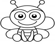 Coloriage dessin abeille dessin