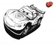 Coloriage lightning mcqueen from cars 3 disney dessin