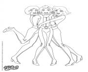 Coloriage totally spies a colorier dessin