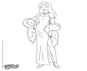 Coloriage sam en robe de soiree totally spies dessin