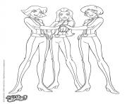 Coloriage alex totally spies dessin
