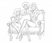Coloriage totally spies a colorier dessin