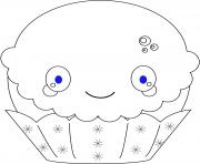 Coloriage kawaii licorne dessin
