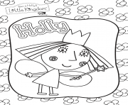 Coloriage Ben Le Petit Royaume de Ben et Holly dessin
