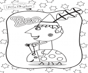 Coloriage Ben Le Petit Royaume de Ben et Holly dessin