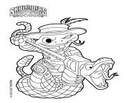 Coloriage skylanders swap force scorp dessin