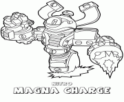 skylanders swap force tech first edition nitro magna charge dessin à colorier