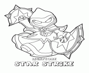 skylanders swap force magic lightcore star strike dessin à colorier