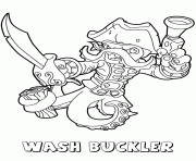 skylanders swap force water first edition wash buckler dessin à colorier