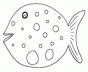 Coloriage poisson mandala adulte dessin