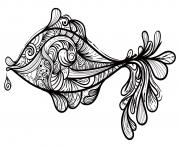 Coloriage poisson davril par plume de bamdou dessin