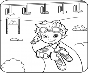 Coloriage Happy Holidays with Rusty Rivets dessin