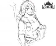 Coloriage Fortnite Brienne Fanart by shantftw dessin