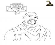 Coloriage Fortnite A Imprimer - fortnite battle royale personnage 2 dessin a colorier