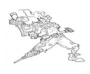 overwatch chacal heros de defense 2 dessin à colorier