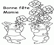 Coloriage fete des meres to the best maman fleurs sign dessin