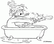 Coloriage donald et ses neveux reviennent de la peche Disney dessin