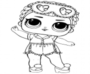 Coloriage Lol Omg Logo Canylicious Girl dessin