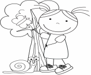 Coloriage planete terre kawaii sourire mignon dessin