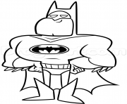 batman from teen titans go dessin à colorier