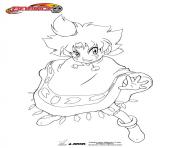 Coloriage beyblade player 3 dessin