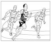 Coloriage sport joueur de foot dessin