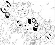 Coloriage ours kawaii dessin