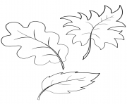 Coloriage arbre automne maternelle dessin