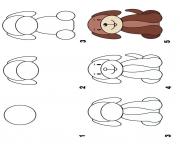 Coloriage dessin facile a faire mickey mouse disney dessin