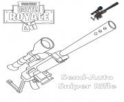 Sniper Fortnite dessin à colorier