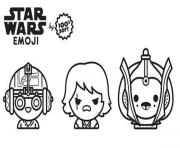star wars emoji saga anakin dessin à colorier