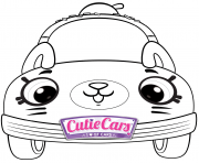 Cutie Cars Shopkins Kids dessin à colorier