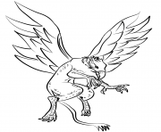 Coloriage griffin by jaclynonacloudlines dessin