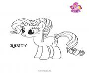 Rarity Crystal Empire My little pony dessin à colorier